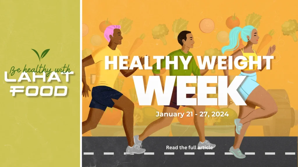 Healthy Weight Week 필리핀 배달 Food delivery ph - LAHAT FOOD