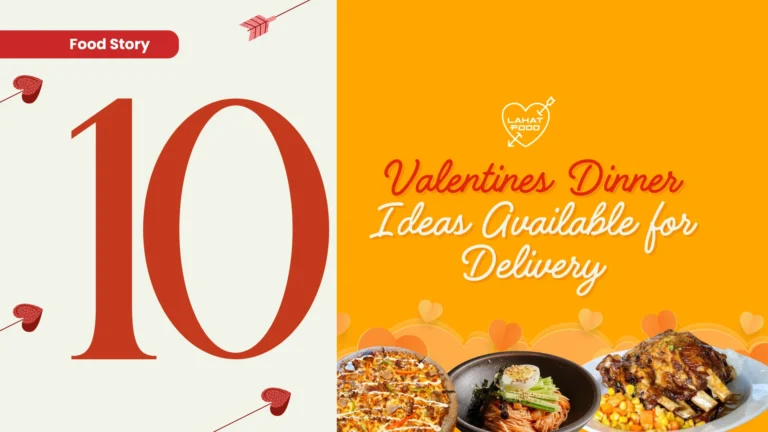 10 Valentine's Dinner 필리핀 배달 Food delivery ph - LAHAT FOOD