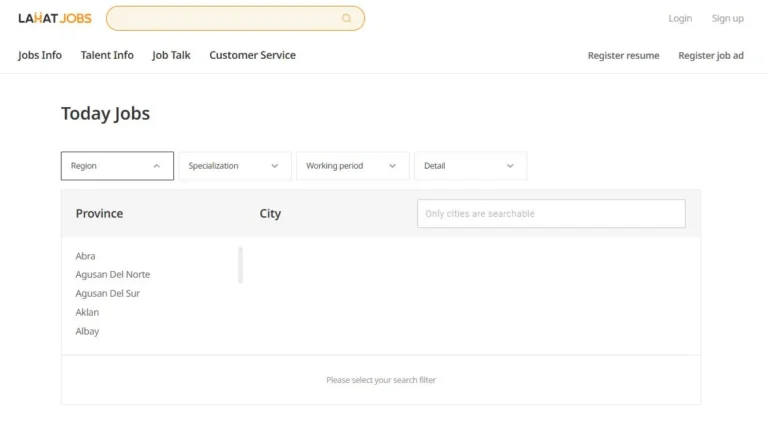 LAHAT Jobs region screencap
