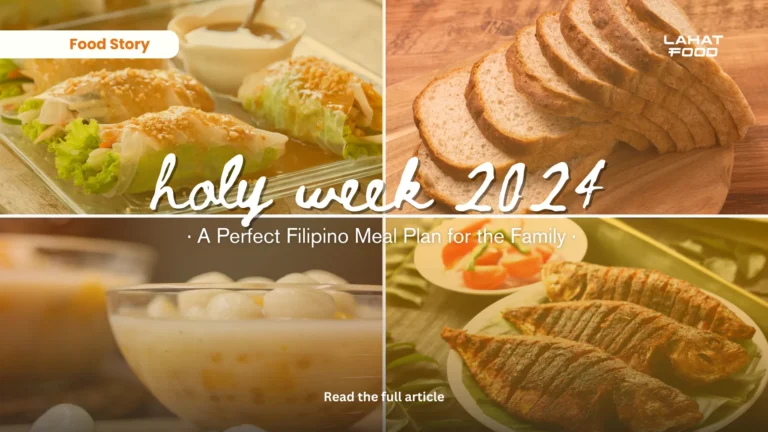 Holy Week 2024 필리핀 배달 Food delivery ph - LAHAT FOOD