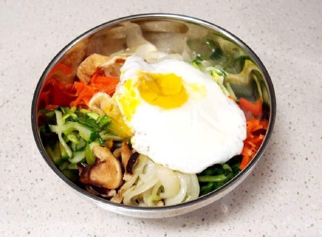 vegetarian bibimbap